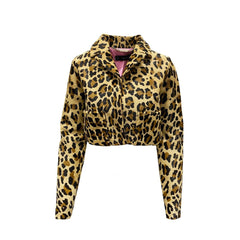 Dsquared² Brauner Kalbsledermantel
