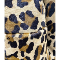 Dsquared² Brauner Kalbsledermantel