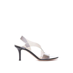 Gianvito Rossi Stiletto-Sandalen aus schwarzem Gummi