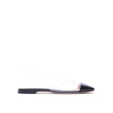 Gianvito Rossi Zwarte Plexiglas Ballerina's
