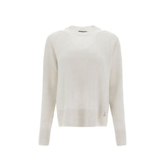 Herno Weißer Kaschmirpullover