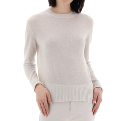 Herno Weißer Kaschmirpullover