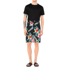 Moschino Couture Schwarze Seidenshorts