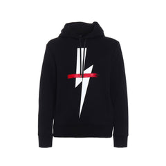 Neil Barrett Schwarzes Baumwoll-Sweatshirt