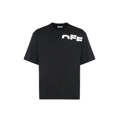 Off-White Black Cotton T-Shirt