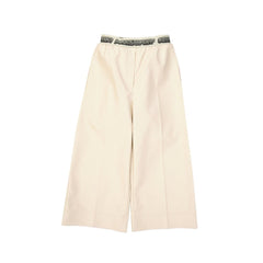 Stella McCartney Beige Viskose Cropped-Hose