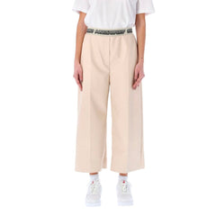 Stella McCartney Beige Viskose Cropped-Hose