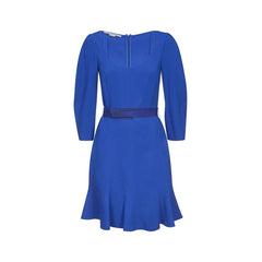 Stella McCartney blaues Viskose-Freizeitkleid