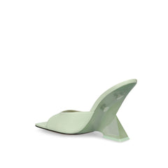 The Attico Bicolor Mules aus Kalbsleder