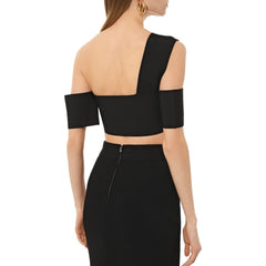 Alexander McQueen Schwarze Tanktops aus Elastan