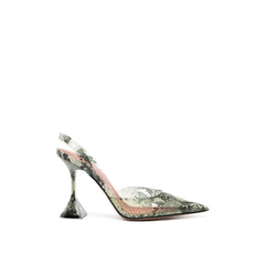 Amina Muaddi Bicolor Pvc Pumps