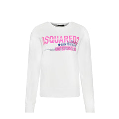 Dsquared² Sweatshirt aus weißer Baumwolle
