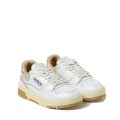 Autry White Leather Sneakers