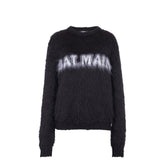 Balmain Black Mohair Sweatshirt