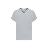 Brunello Cucinelli White Cotton T-Shirt