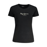 Pepe Jeans Nero Cotton Women T-Shirt