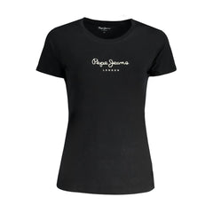 Pepe Jeans Nero Cotton Women T-Shirt