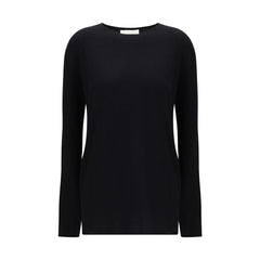 Lisa Yang Schwarzer Kaschmirpullover