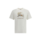 Burberry White Cotton T-Shirt
