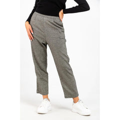 Gas Black Wool Casual Pants