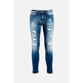 Gas Blue Cotton Jeans Denim