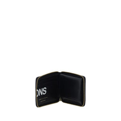 Comme Des Garçons Black Calf Leather Bos Taurus Wallet