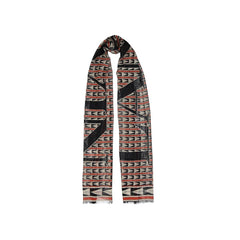 Lanvin Black Wool Foulard