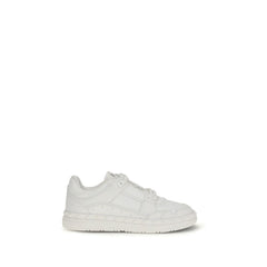 Valentino Garavani Weiße Kalbsleder Bos Taurus Low Top Sneakers