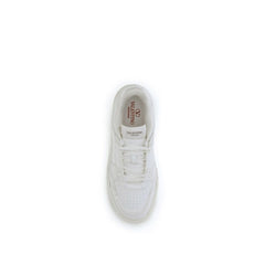 Valentino Garavani Weiße Kalbsleder Bos Taurus Low Top Sneakers