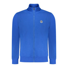 North Sails Blue Cotton Men Sweatshirt