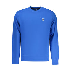 North Sails Blue Cotton Mens Sweatshirt