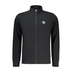 North Sails Black Cotton Men Sweatshirt
