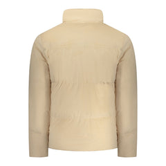 Gewehr Beige Polyester Herrenjacke