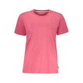 Guess Jeans Pink Cotton T-Shirt