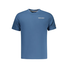 North Sails Blue Cotton Men T-Shirt
