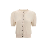 Lisa Yang Beige Cashmere Cardigan