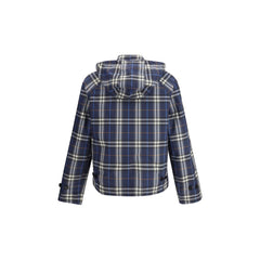 Burberry Blue Polyester Rain Coat