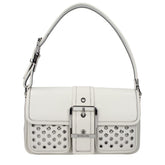 Michael Kors Schoudertas van wit leer