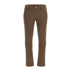Guess Yellow Cotton Casual Pants