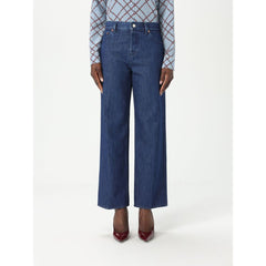 Gucci Blue Cotton Jeans Denim