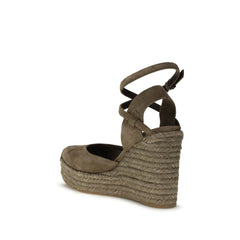 Brunello Cucinelli Espadrilles aus beigem Kalbsleder (Bos Taurus)
