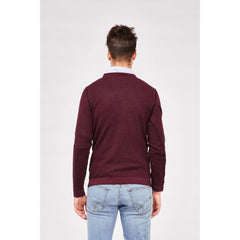 Gas Bordeaux Wool Sweatshirt