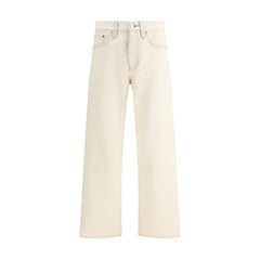 Sunflower Beige Cotton Relaxed Fit Jeans