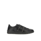 Valentino Garavani Black Leather Sneakers