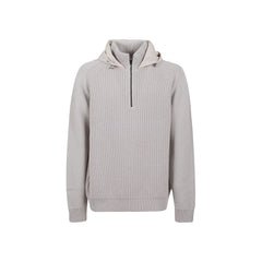 Herno Hoodie aus grauer Wolle