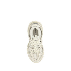 Balenciaga White Polyethylene Athletic Sneakers