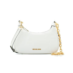 Michael Kors Weiße Leder-Schultertasche