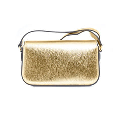 Michael Kors Crossbody-Tasche aus goldenem Leder