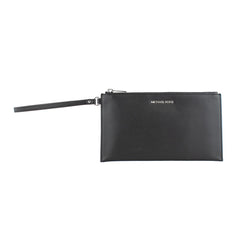 Michael Kors Black Leather Clutch Bag