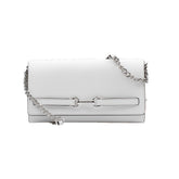 Michael Kors White Leather Crossbody Bag